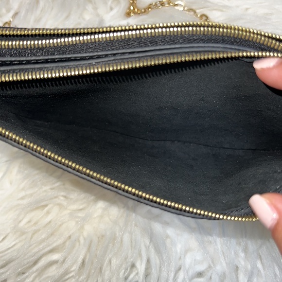 Authentic Louis Vuitton Double Pochette Empriente Noir - Picture 5 of 14